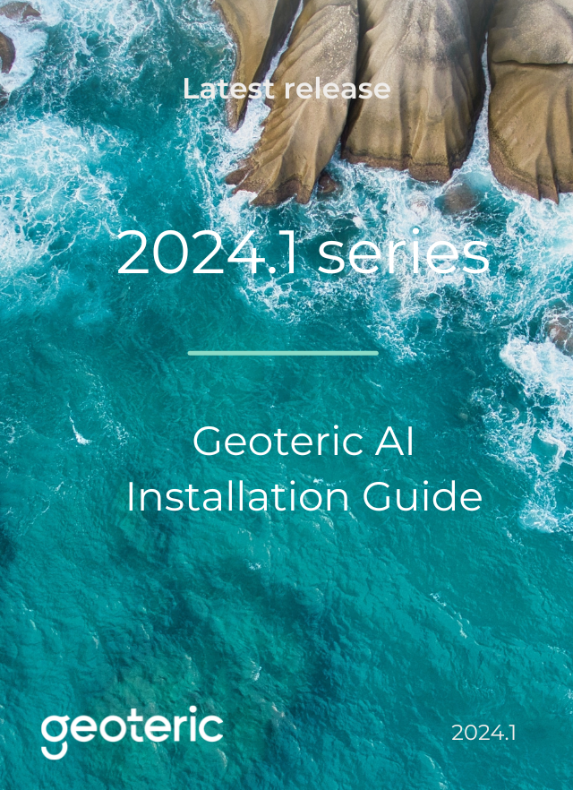 Geoteric 2024.1 AI Installation Guide