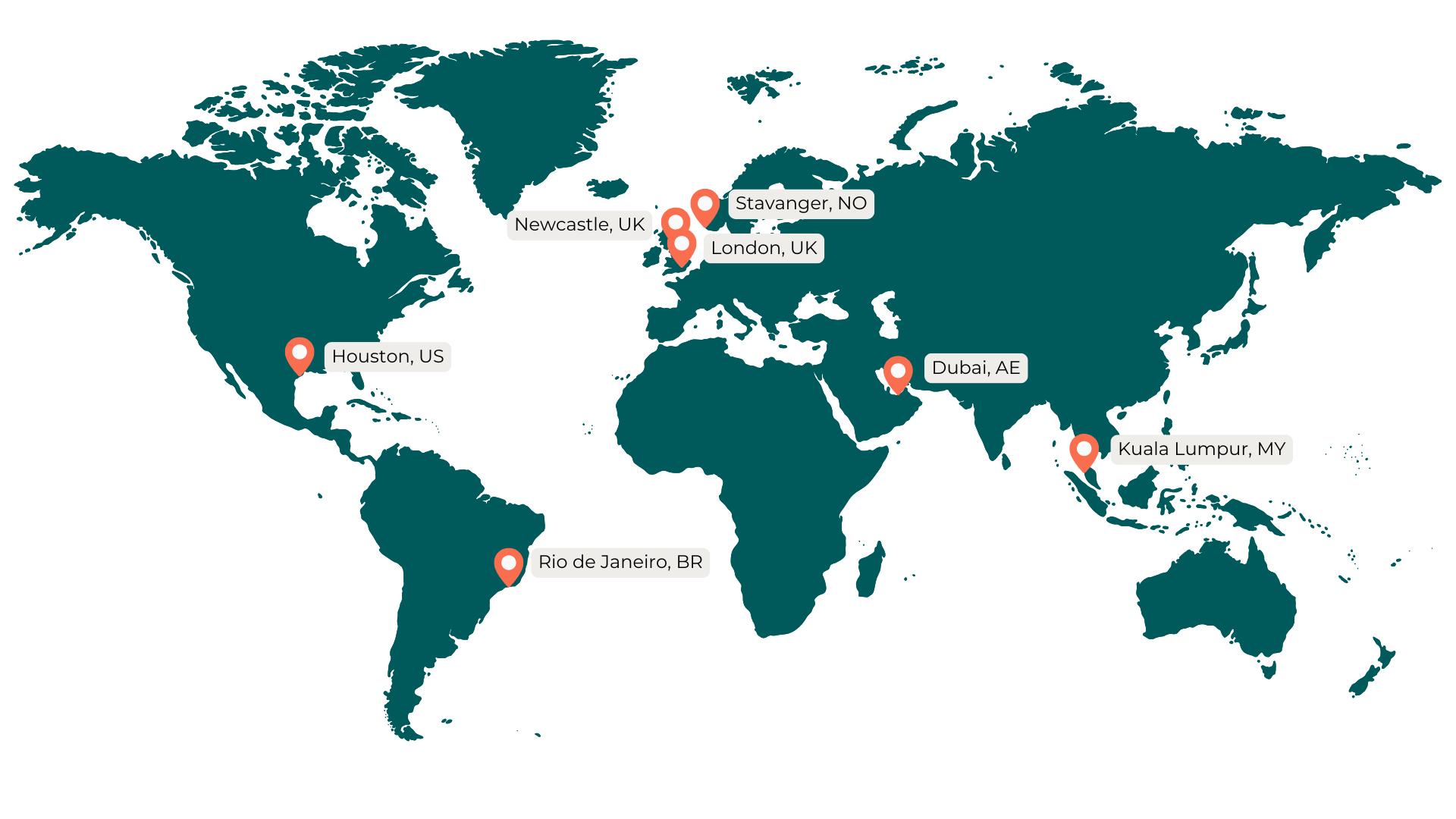 Geoteric Locations map