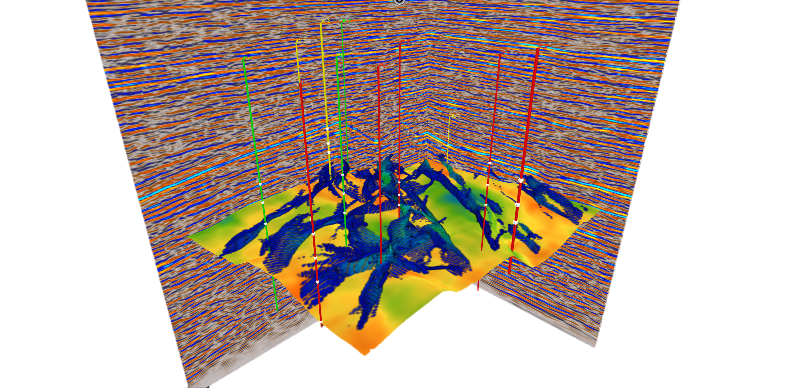 West-Waha AI Fault Interpretation
